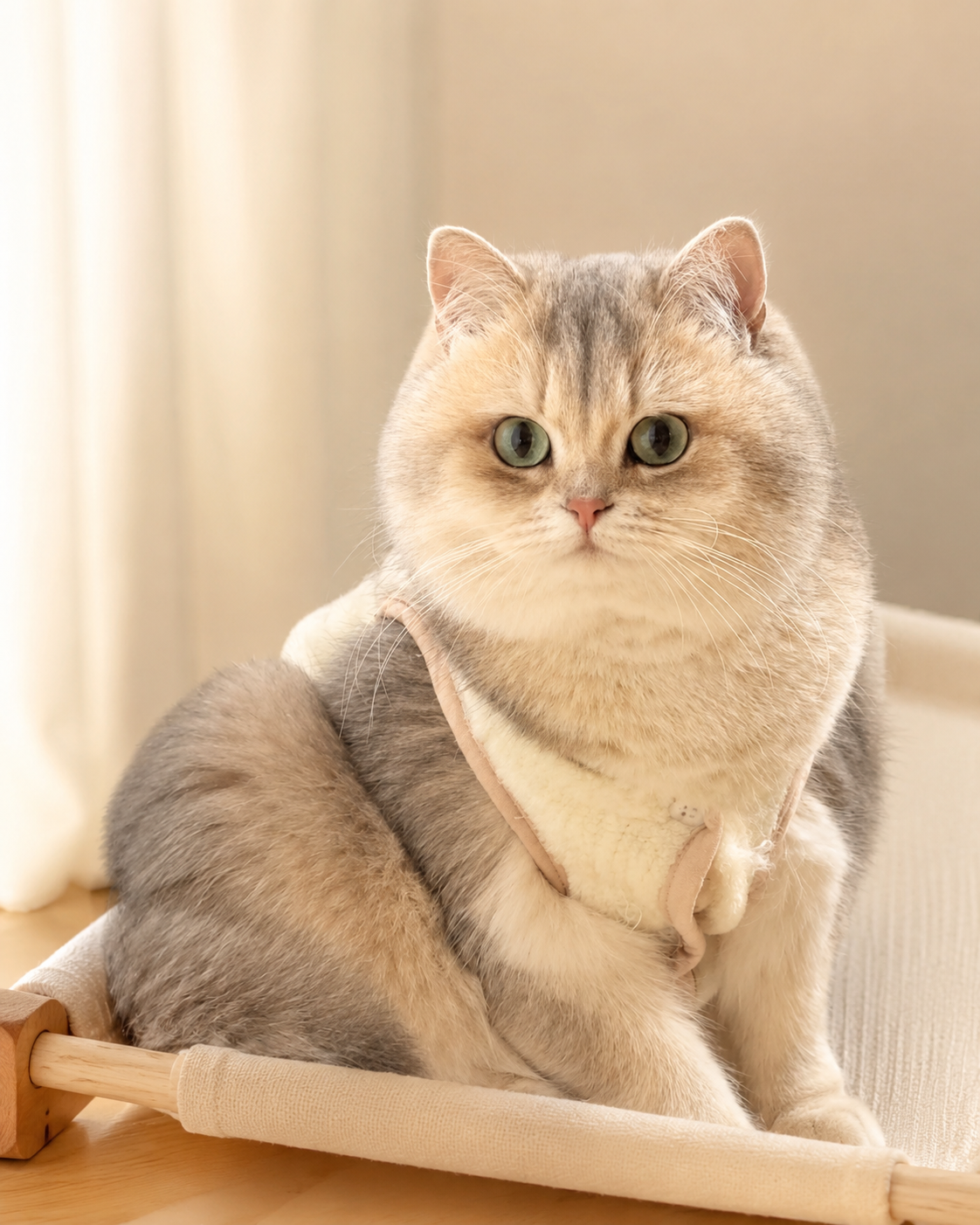 AY11 blue golden British Shorthair father — US imported TICA pedigree stud