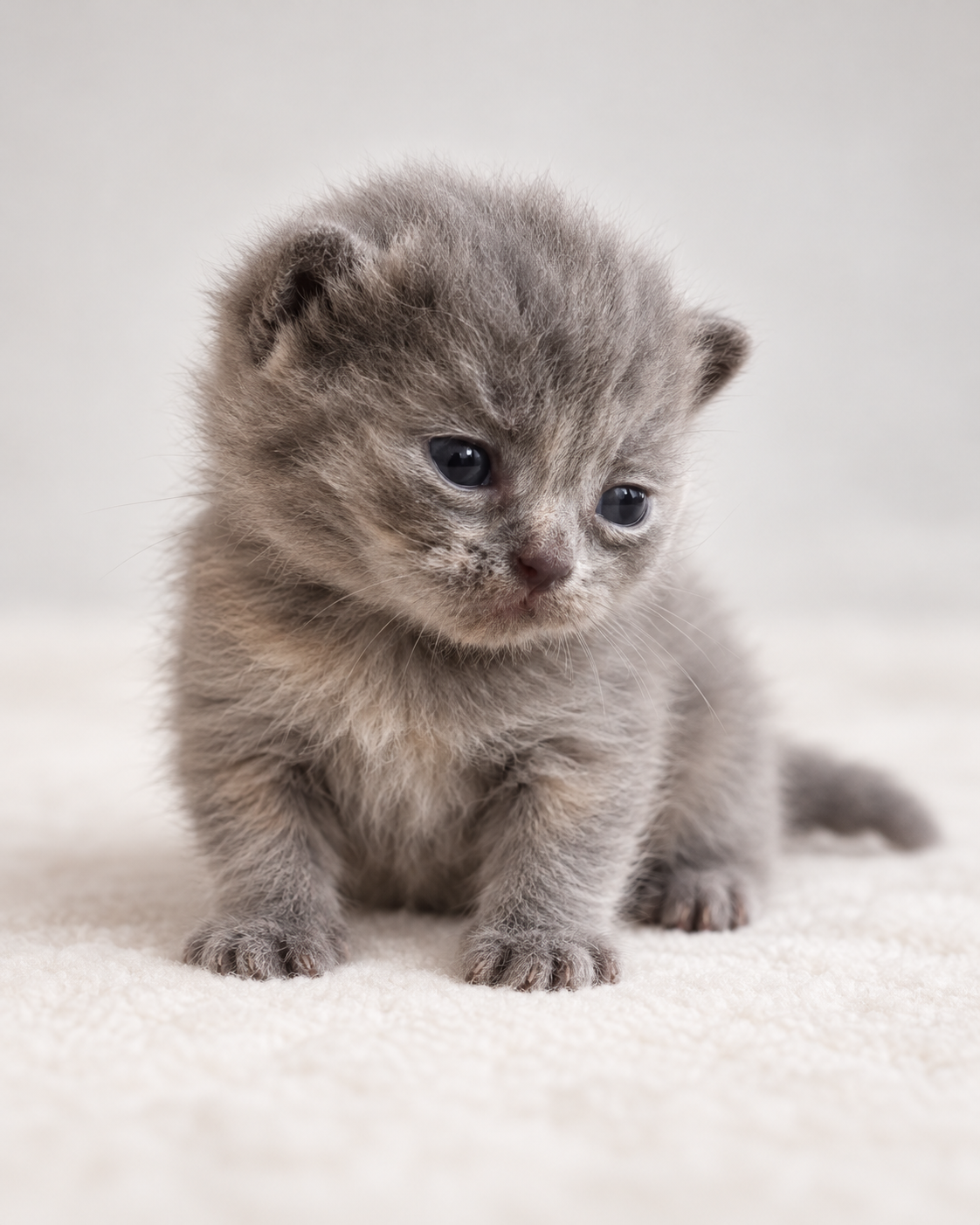 Pepper, Blue British Shorthair kitten at Meowtelier Singapore