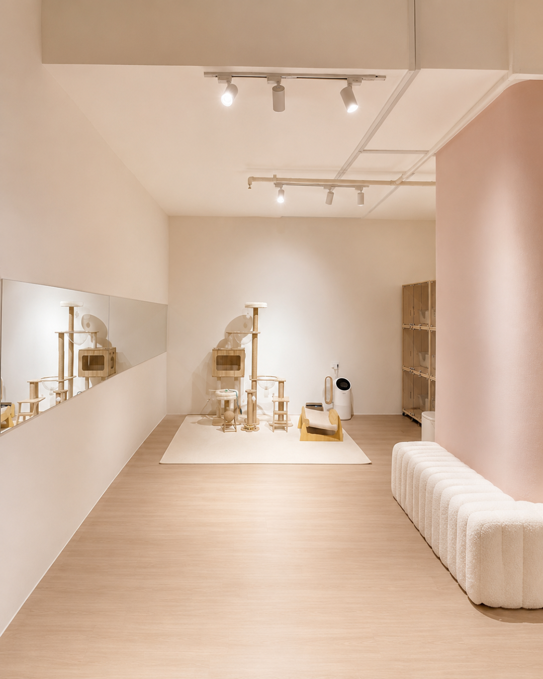 The Meowtelier cattery interior in Singapore, home to our Ragdoll kittens